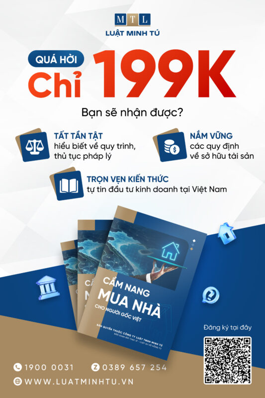Luật Minh Tú chính thức mở bán cẩm nang "Mua nhà đất cho người gốc Việt"
