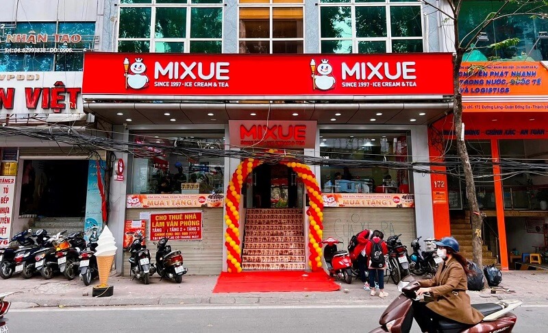 giá nhượng quyền mixue