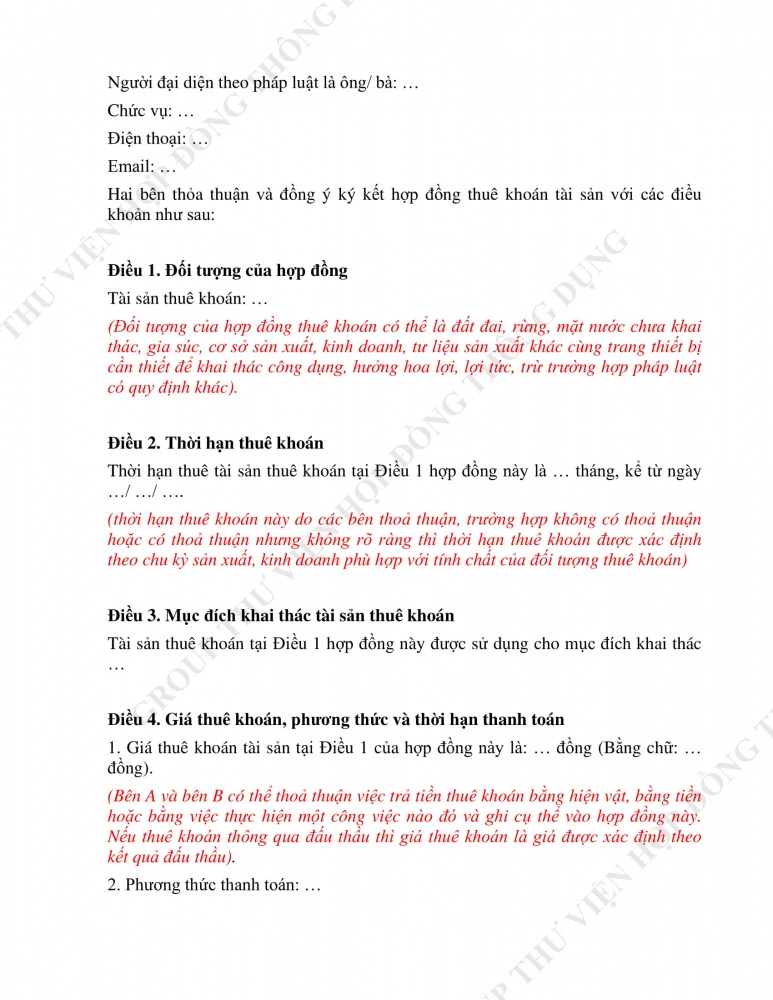 HỢp ĐỒng ThuÊ KhoÁn TÀi SẢn Mtl 2