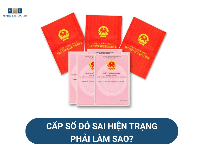 Nếu diện tích đất sử dụng trên thực tế khác với hiện trạng ghi trên sổ đỏ thì nên làm gì?