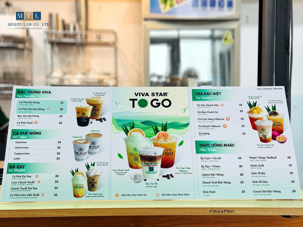 Menu đa dạng, đáp ứng mọi nhu cầu thưởng thưởng cà phê và đồ uống khác của khách hàng