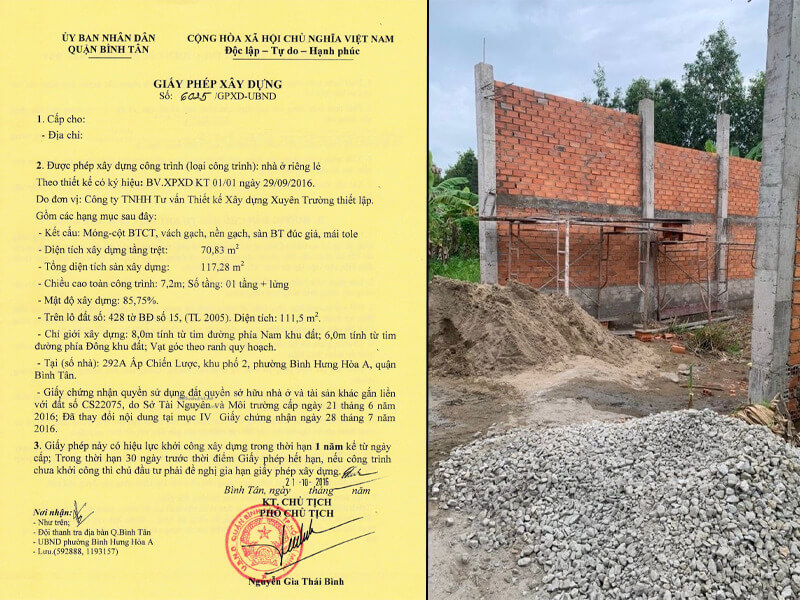 thủ tục xin giấy phép xây dựng nhà ở tphcm