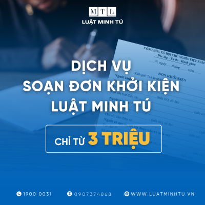 Dịch vụ soạn đơn khởi kiện tại Luật Minh Tú