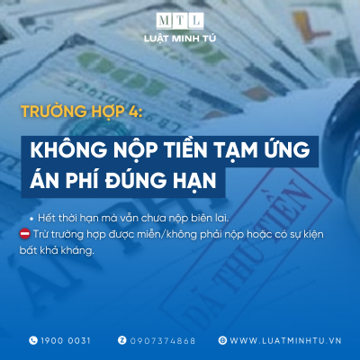 Hết thời hạn quy định mà người khởi kiện không nộp biên lai thu tiền tạm ứng án phí