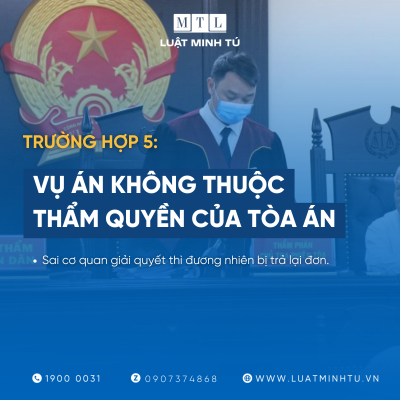 Vụ án không thuộc thẩm quyền giải quyết của Tòa án