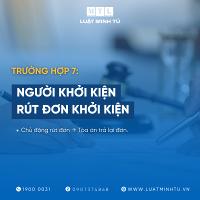 Người khởi kiện tự rút đơn khởi kiện