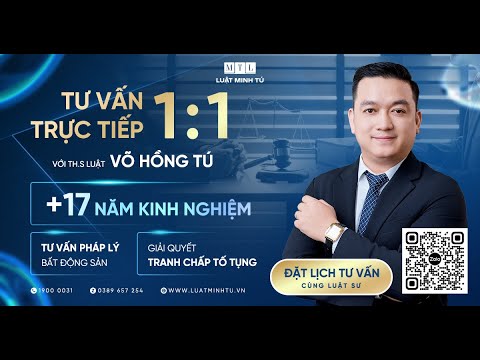 Gặp đúng chuyên gia - cả đời an yên | Tư vấn pháp lý 1:1 cùng Thạc sĩ Luật Võ Hồng Tú