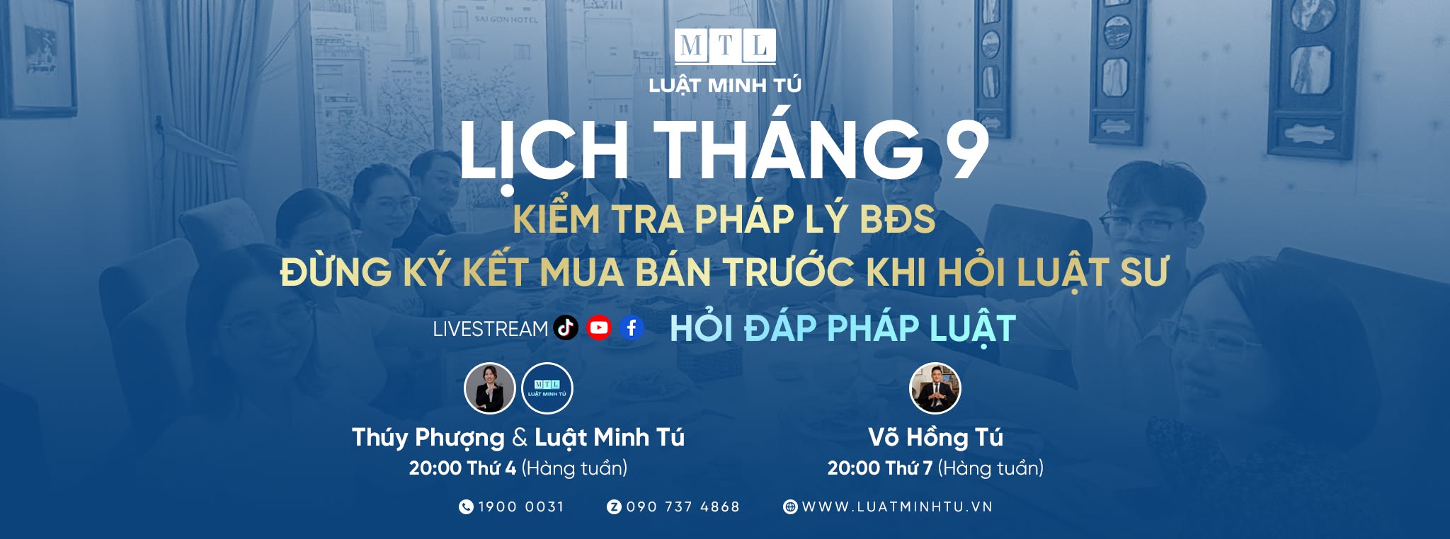 Lịch tháng 9 LMT