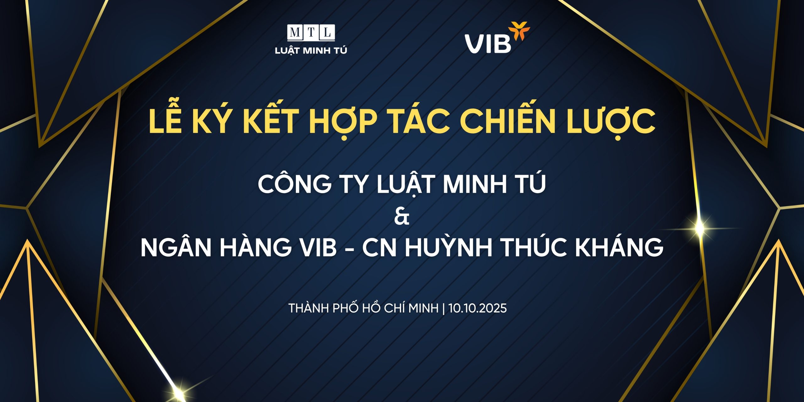 Lễ ký kết hợp tác chiến lược giữa Công ty Luật TNHH Minh Tú và Ngân hàng VIB – Chi nhánh Huỳnh Thúc Kháng