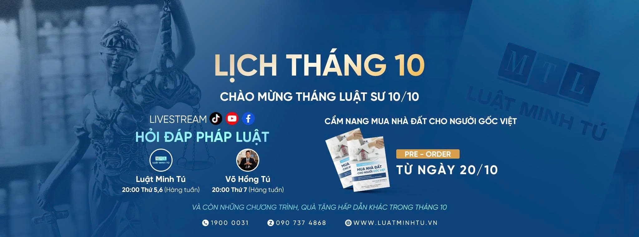 Lịch tháng 10 LMT