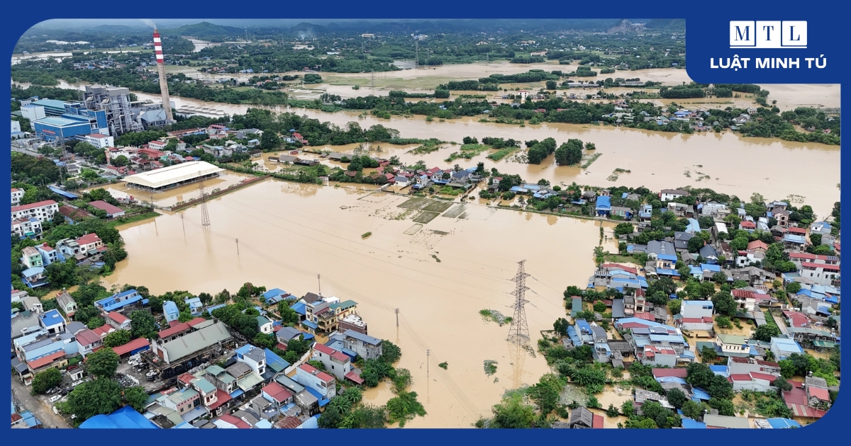 Ngập lụt nặng do lũ tại TP Thái Nguyên, tỉnh Thái Nguyên
