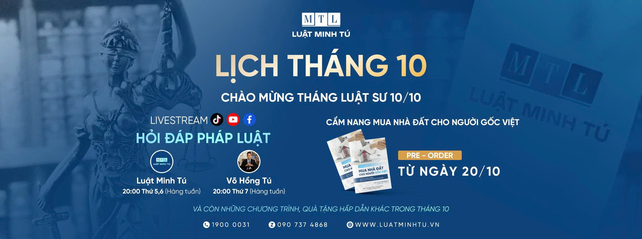 Lịch tháng 10 LMT
